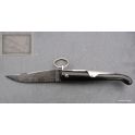 Yatagan Mongin,manche 10 cm en corne de buffle,lame Damas
