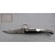 Yatagan Mongin,manche 10 cm en corne de buffle,lame Damas