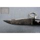 Yatagan Mongin,manche 10 cm en corne de buffle,lame Damas