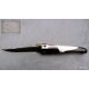 Yatagan Mongin,manche 10 cm en corne de buffle,lame Damas