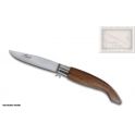couteau le perigord,n3 a virole,manche en noyer,lame 12c27