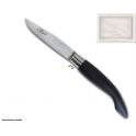 couteau le perigord,n2 a virole,manche en ebene,lame 12c27