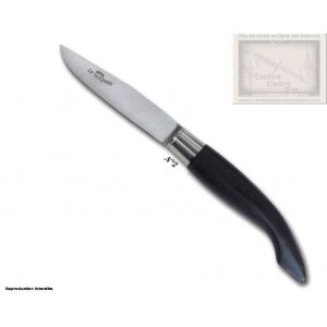 couteau le perigord,n2 a virole,manche en ebene,lame 12c27