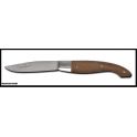 couteau le perigord,a ressort,manche en noyer,lame 12c27