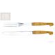 couteau nontron,service a decouper 2 pieces nontron,manche buis