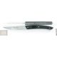 couteau Claude Dozorme,Thiers verrou guilloche,corne noire