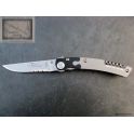 Couteau Claude Dozorme,Thiers tire-bouchon,manche gris et noir