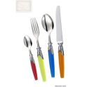 couverts de table Saint Joanis, ensemble Urbi fluo 4 pieces,inox