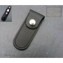 Etui en cuir noir pour coupe ongle 5cm de Nogent
