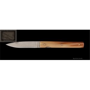 Couteau Perceval le Fran&ccedil;ais en pointe de corne