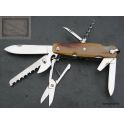 Couteau Mongin,canif Mongin,8 piéces,manche en corne blonde de 10cm