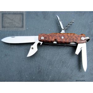 Canif Mongin 10cm 6 pi&eacute;ces en bois d amourette 