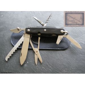 Couteau Mongin,canif Mongin,8 pi&eacute;ces,manche en corne de buffle de 10cm