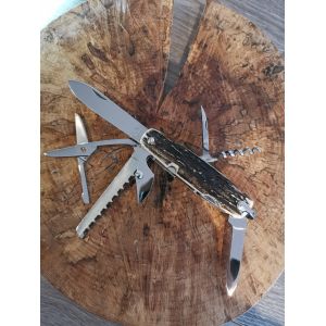 Couteau Mongin,canif Mongin,8 piéces,manche en bois de cerf de 10cm