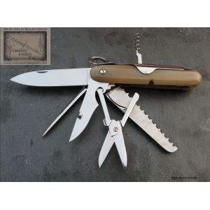 Navette Mongin 6 pi&eacute;ces 13 cm en Corne Blonde