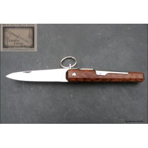 Facette Mongin manche 8 cm en bois amourette avec anneau