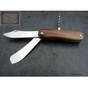 Casse croute D.Margaux, 3 pieces, manche 10cm en corne blonde