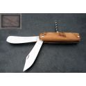 Casse croute D.Margaux, 3 pieces, manche 10cm en bois de genevrier