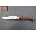 Couteau Laguiole Claude Dozorme en cuir marron