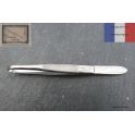 Pince à épiler de Nogent en inox 9cm mors crabes