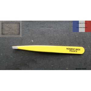 Pince &agrave; epiler professionnelle de Nogent jaune