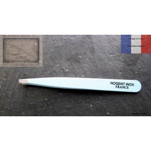 Pince &agrave; epiler professionnelle de Nogent bleu clair