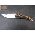 Cornillon Mongin 10 cm, manche en bois de cerf, couteau Mongin