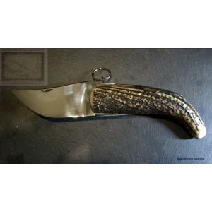 Cornillon Mongin 16 cm, manche en bois de cerf, couteau Mongin