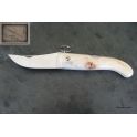 Cornillon Mongin 10 cm, manche en ivoire de phacochère brut poli