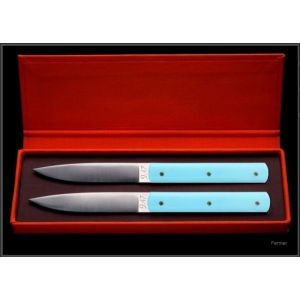 Couteaux Perceval 9.47 bleu 