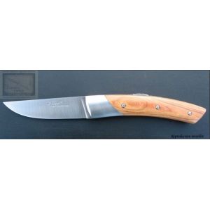 Couteau Chambriard le Trappeur en olivier lame carbone XC75