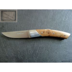 Couteau Chambriard le Trappeur en genevrier lame carbone XC75