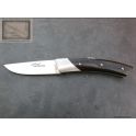Couteau Chambriard le Trappeur en ebene lame carbone XC75