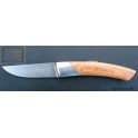Couteau le Trappeur Chambriard en bois d olivier  lame inox