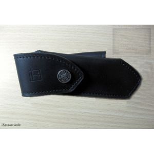 couteau Chambriard,trappeur, etui cuir noir