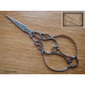 Lot De 8 Ciseaux Anciens Nogent - Outils Vintage En Acier - Collection/Décoration