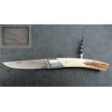Couteau Chambriard le Thiers grand cru  bois de cerf  lame inox