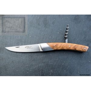 Couteau Chambriard le Thiers grand cru en Olivier lame inox