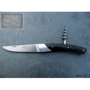 Couteau Chambriard Grand cru - lame acier inoxydable - bois d'Ebène piquete