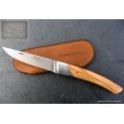 Couteau Chambriard le Compagnon - lame acier inoxydable - bois d'olivier