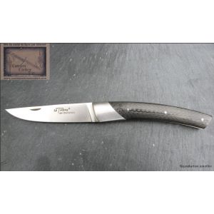 Couteau Chambriard, le Thiers compagnon,manche carbone,lame carbone XC75