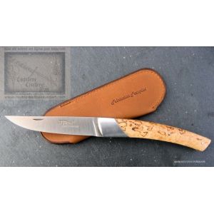 Couteau Chambriard, le Thiers compagnon, bouleau norvege,lame carbone XC75