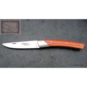 Couteau Chambriard le Compagnon - lame acier inoxydable - bois de Rose