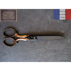 ciseau lingere crosse 17cm ,chrome noir deco ecaille tortue