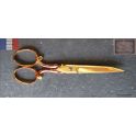 ciseau lingere crosse 12.5cm, or et deco ecaille de tortue