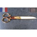 ciseau lingere crosse 17cm, or deco ecaille de tortue
