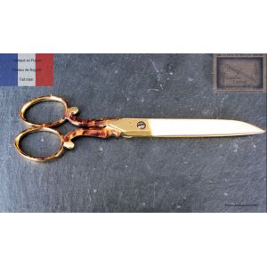ciseau lingere crosse 17cm, or deco ecaille de tortue