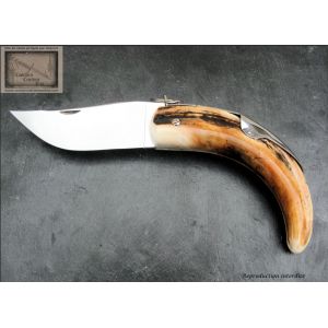 Cornillon Mongin 14 cm, manche en ivoire de phacoch&egrave;re, couteau Mongin,