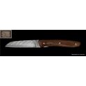 Couteau Perceval L09 damas en ébène du Mozambique