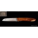 Couteau Perceval L09 damas en bois pistachier